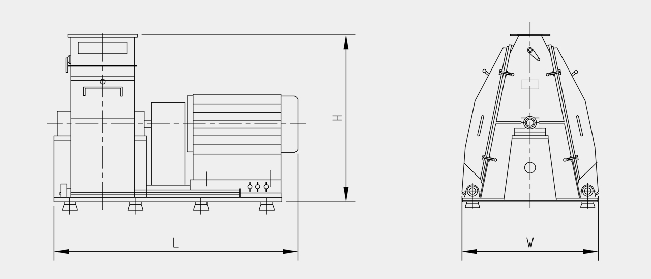 hammer mill drawing